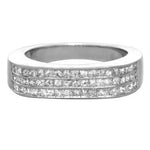 14K White Gold 1.50ctw Diamond Men's Ring