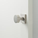 Berlin Door Set with Cylinder Knob - Satin Nickel