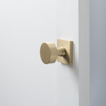 Berlin Door Set with Cylinder Knob - Satin Brass
