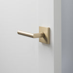 Berlin Door Set with Otto Lever - Satin Brass