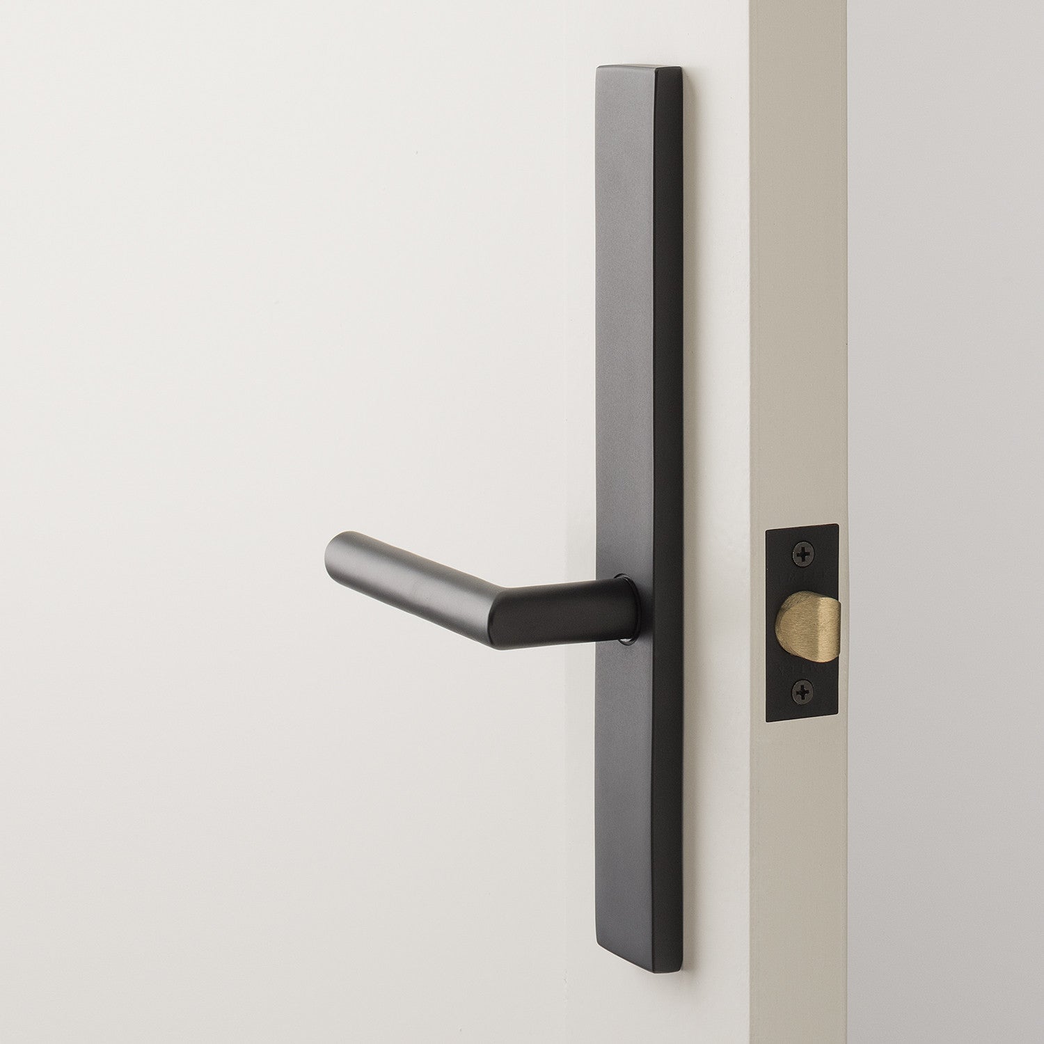 Rome Tall Door Set with Otto Lever - Flat Black – graydon