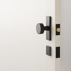 Rome Small Door Set with Cylinder Knob - Flat Black – graydon