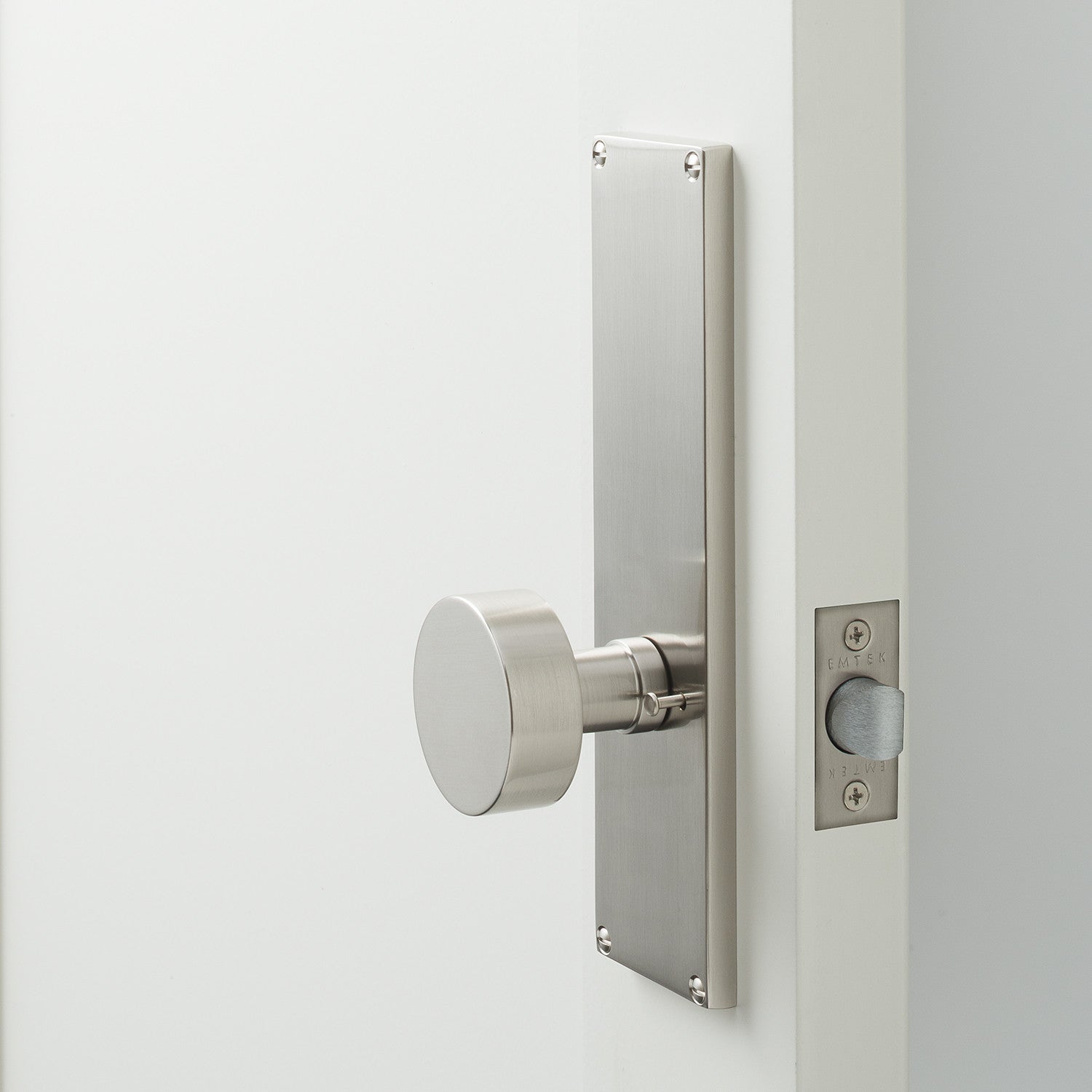 Tate Door Set with Cylinder Knob - Satin Brass – graydon