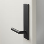 Tate Door Set with Otto Lever - Flat Black